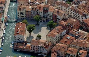 Vue aérienne du ghetto